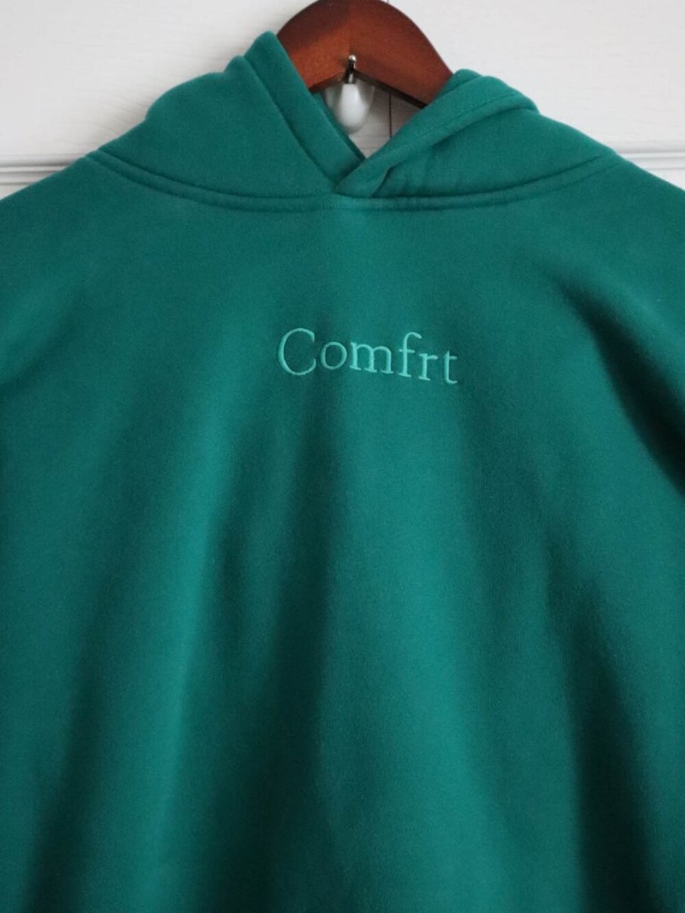Cmfrt Hoodie Sweatshirt & Sweatpants Signature Fit Teal Sz 3x Unisex Relaxed Fit - Picture 2 of 9